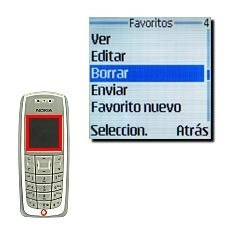 Vaya a Borrar y pulse Seleccion..