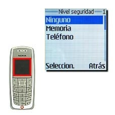 Elija qué nivel de seguridad desea que tenga su teléfono:Ninguno
