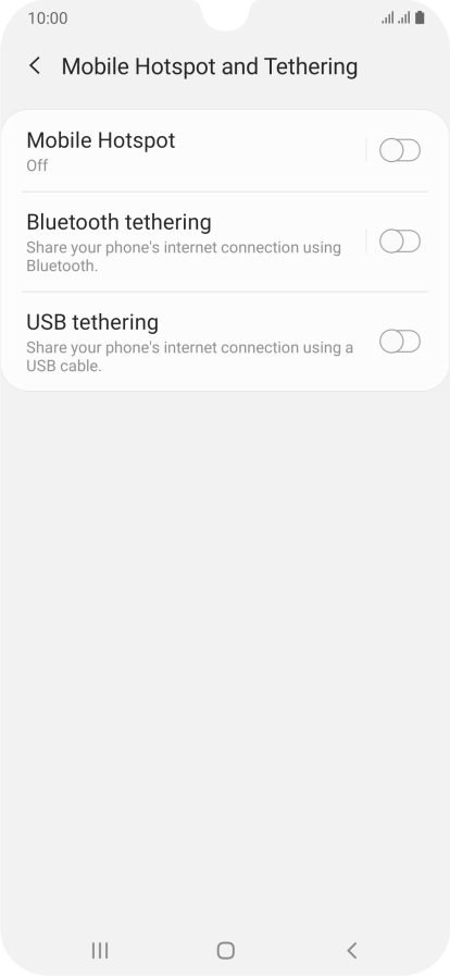 samsung a50 hotspot