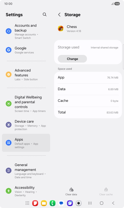 Press the Home key to return to the home screen.