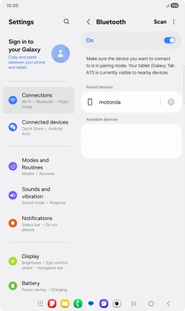 Press the Home key to return to the home screen.