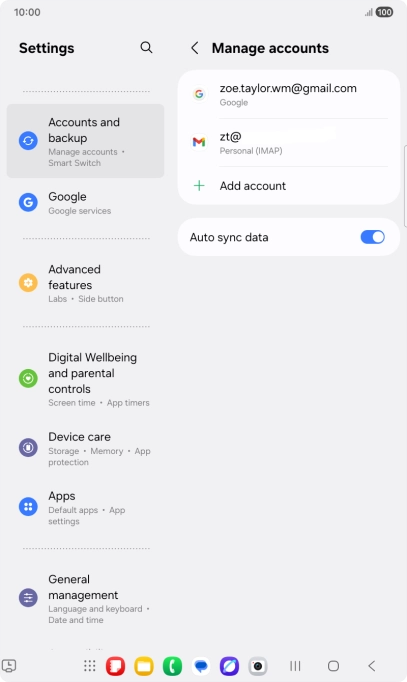 Press the Home key to return to the home screen.