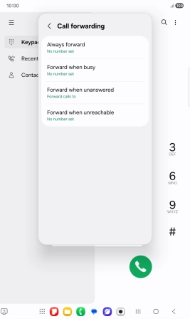 Press the Home key to return to the home screen.