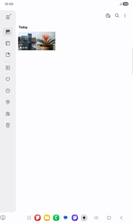 Press and hold the required picture or video.