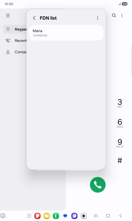 Press the Home key to return to the home screen.