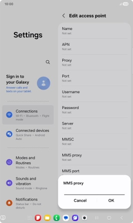Key in 212.183.137.012 and press OK.