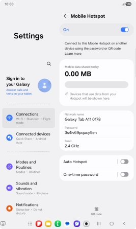 Press the Home key to return to the home screen.