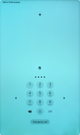 Key in a new four-digit PIN and press OK.