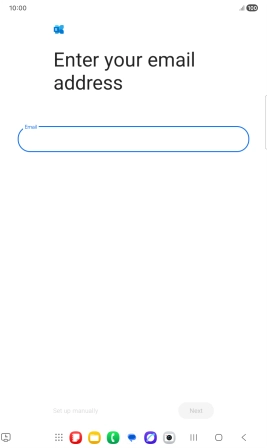 Press the field below 