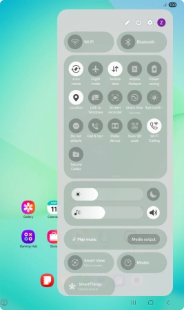 Press the Wi-Fi calling icon to turn the function on or off.