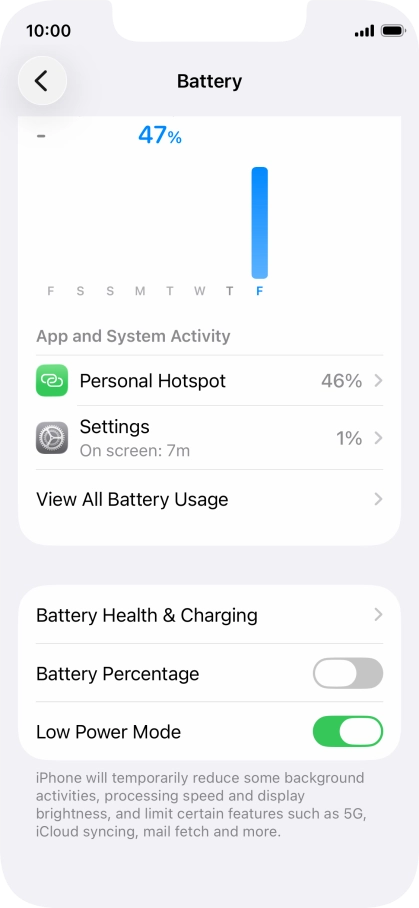 Slide your finger upwards starting from the bottom of the screen to return to the home screen.
