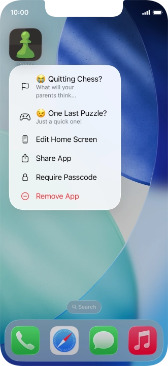 Press Require Passcode.