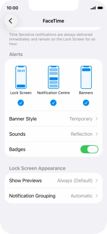 Press Notification Grouping.