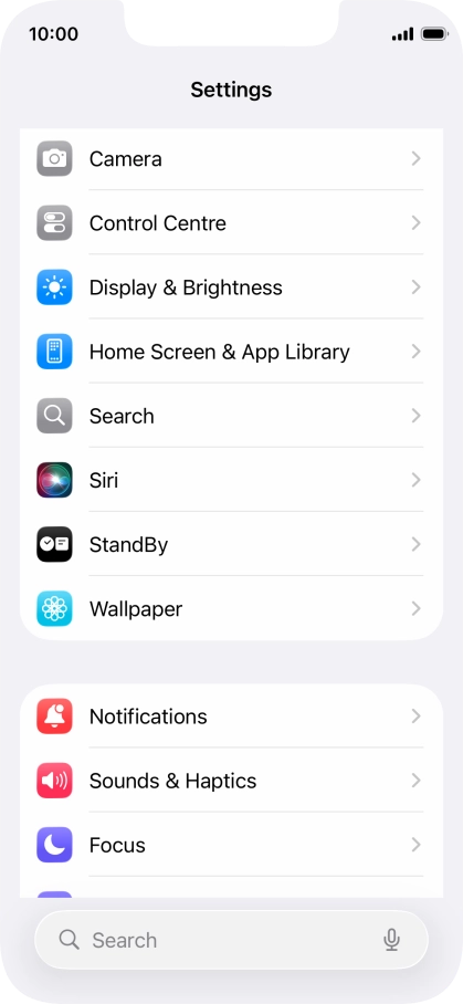Press Display & Brightness.