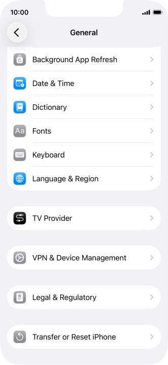 Press Background App Refresh.