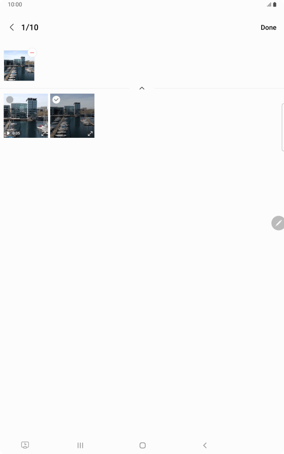 Guide for the Samsung Galaxy Tab S8 5G Write and send picture