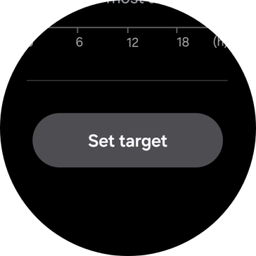 Press Set target.