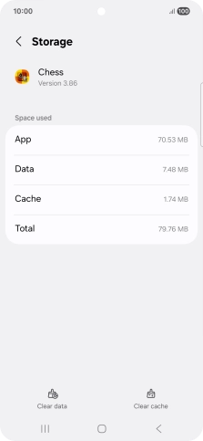 Press Clear cache.