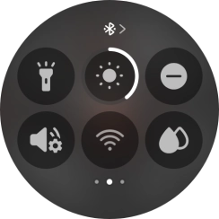 Press the Do Not Disturb icon to turn the function on or off.