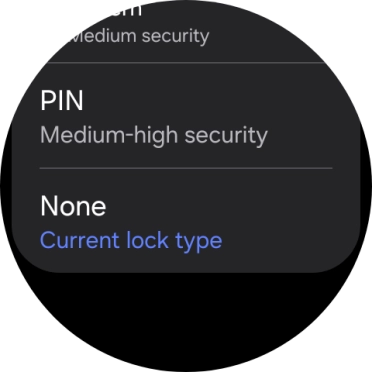 Press None.