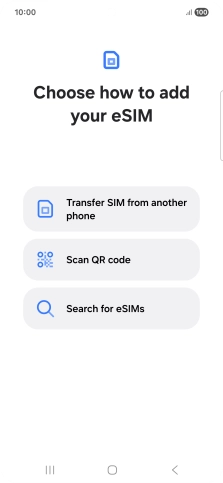 Press Scan QR code.