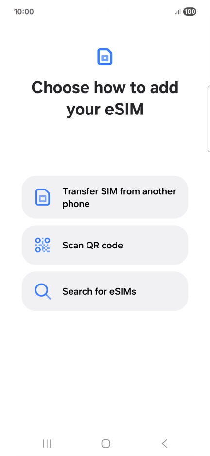 Press Scan QR code.
