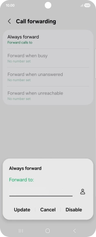 Press Disable.