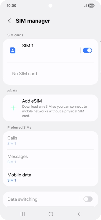 Press Add eSIM.