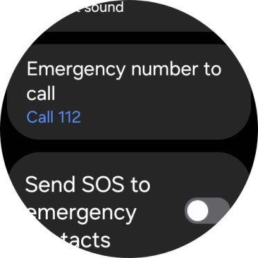 Press Emergency number to call.