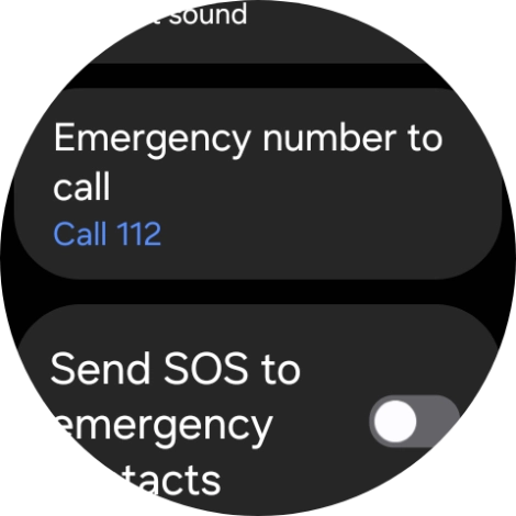 Press Emergency number to call.