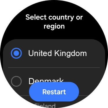 Press Restart.