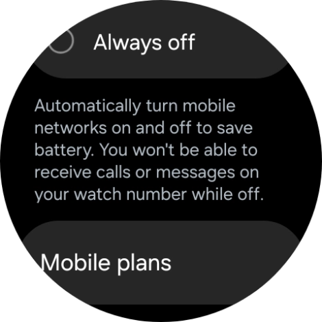 Press Mobile plans.