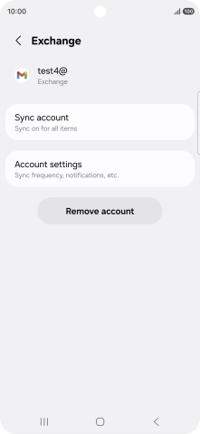 Press Remove account.