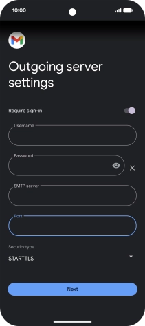 Press the drop down list below 