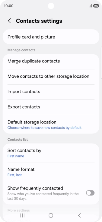 Press Merge duplicate contacts.