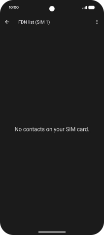 Press the menu icon.