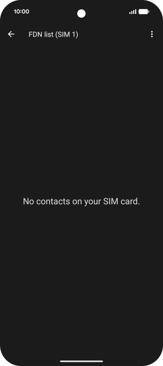 Press the menu icon.