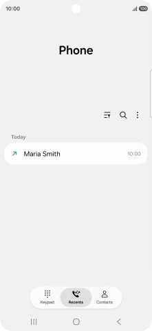 Press the required number.