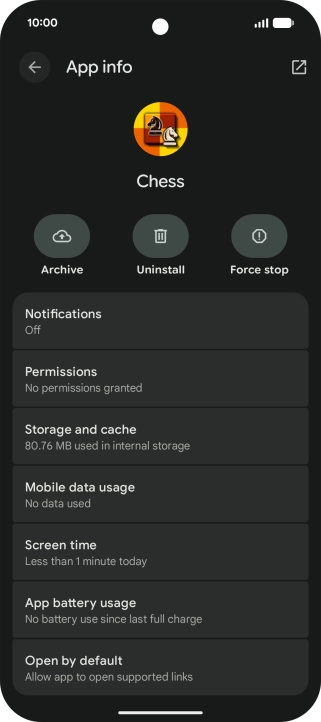 Press Storage and cache.