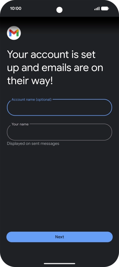 Press the field below 