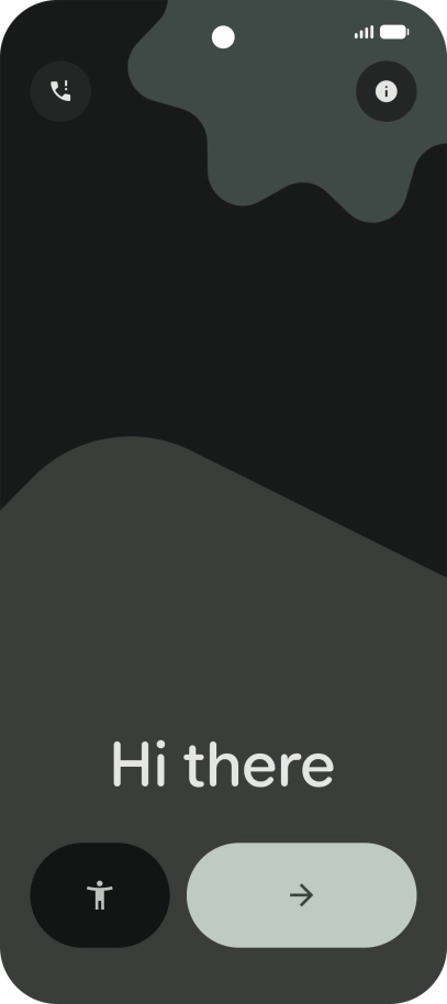 Press the help function icon and follow the instructions on the screen to select the required settings.