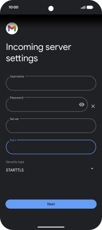 Press the drop down list below 