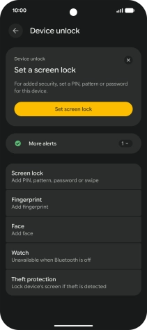 Slide your finger upwards starting from the bottom of the screen to return to the home screen.