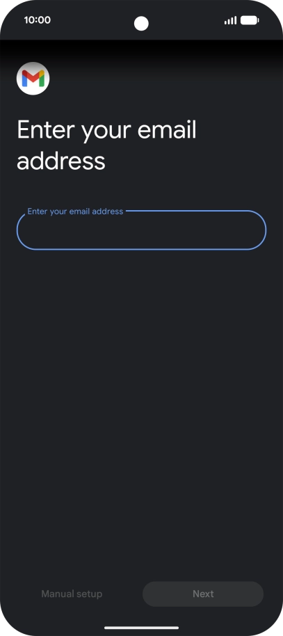 Press the field below 