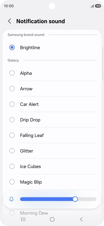 Press the required message tones to hear them.