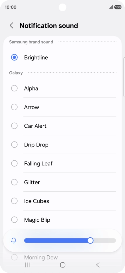 Press the required message tones to hear them.