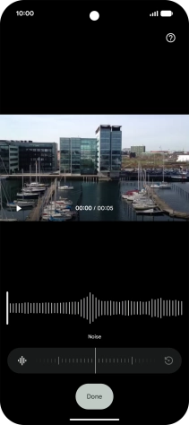 Slide your finger right or left on the indicator to set the required volume for the selected sound type.