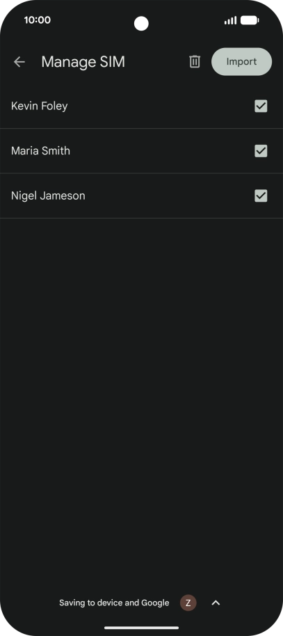 Press the drop down list next to 