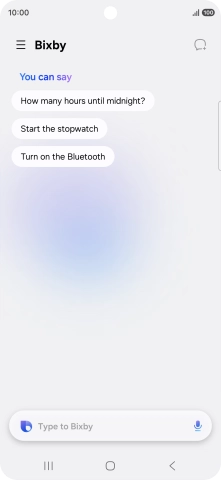Press the microphone icon.