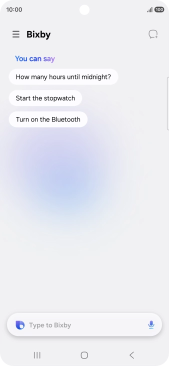 Press the microphone icon.
